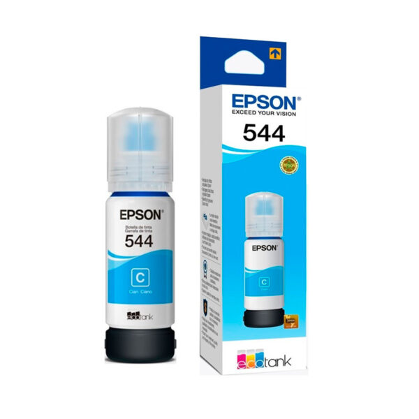 Pack x4 Tinta Original Epson 544 Negro Cyan Magenta Amarillo