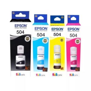 Pack x4 Tinta Original Epson 504 Negro Cyan Magenta Amarillo