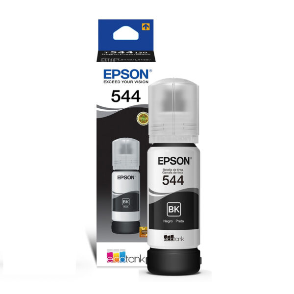 Pack x4 Tinta Original Epson 544 Negro Cyan Magenta Amarillo