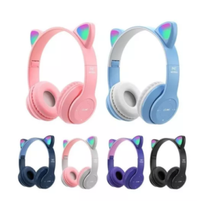 Auriculares Inalambricos CATS con orejas RGB